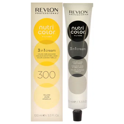 Revlon Nutri Color Cream - 300 Yellow By  For Unisex - 3.4 oz Hair Color