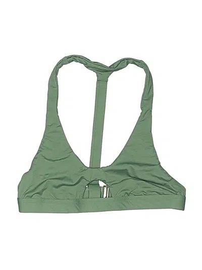 Pre-owned Revly Swimsuit Top Green Swimwear