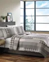 Revman Eddie Bauer Fairview Flannel Quilt Set In Sand