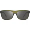 Revo Annika 56mm Polarized Square Sunglasses In Green