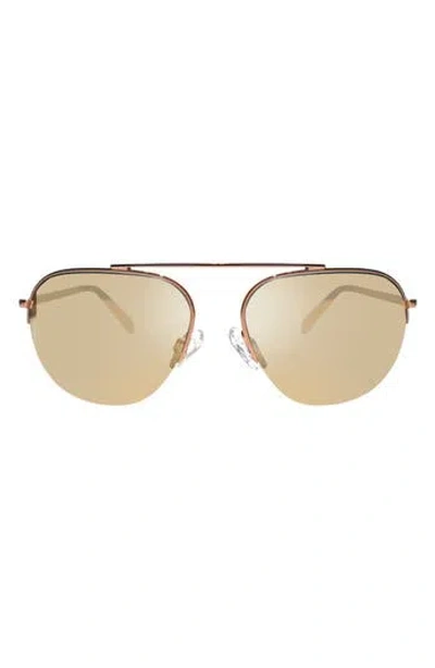 Revo Annika Polarized Aviator Sunglasses In Gold