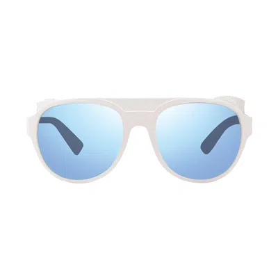 Revo Azzurro Traverse Re1036 Acetate Pilot Sunglasses In Blue