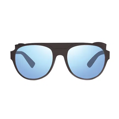 Revo Black Re1036 Traverse Acetate Wraparound Sunglasses