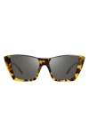 Revo Chelsea 56mm Polarized Cat Eye Sunglasses In Black