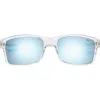 Revo Crawler 59mm Polarized Rectangular Sunglasses In Blue