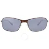 Revo Decoy Graphite Polarized Rectangular Unisex Sunglasses Re 1084 02 Gy 60