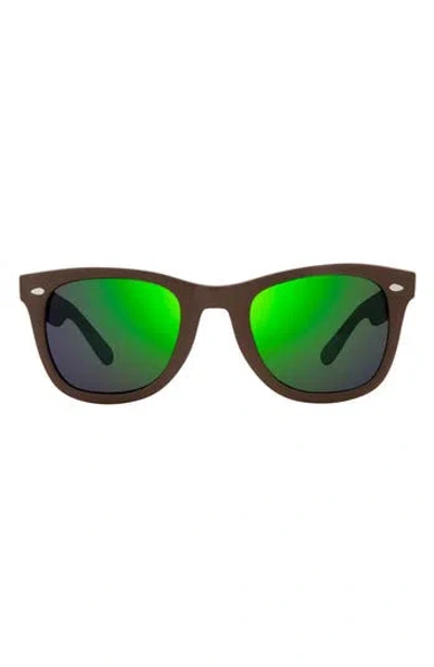Revo Forge 50mm Polarized Square Sunglasses In Green