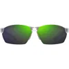 Revo Incline 55mm Square Sunglasses In Green