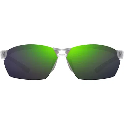 Revo Incline 55mm Square Sunglasses In Green