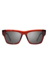 Revo Indigo Polarized Square Sunglasses In Gray