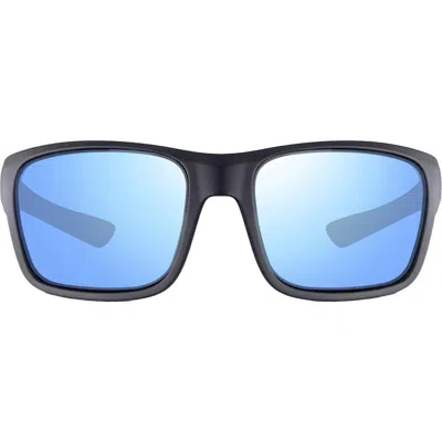 Revo Pointe Polarized Wrap Sunglasses In Blue