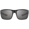 Revo Pointe Polarized Wrap Sunglasses In Black