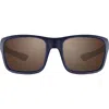 Revo Pointe Polarized Wrap Sunglasses In Black