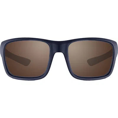 Revo Pointe Polarized Wrap Sunglasses In Black