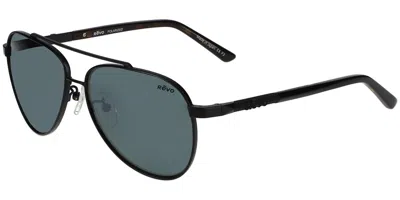 Revo Re 1109 Arthur Polarized 01sg50 Occhiali Da Sole Neri Per Uomo In Black