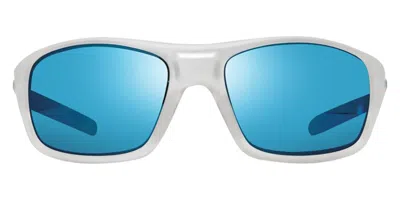 Revo Re 1111 Jasper Polarized 09h20 Men's Sunglasses Clear Size 61 In Matte Crystal