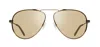 Revo Re 1163 04 Ch Metro Js Aviator Polarized Sunglasses In Beige