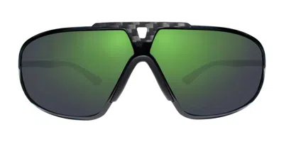 Revo Re 1183 Freestyle Polarized 01 Gnp Men's Sunglasses Black Size 70 In Shiny Black