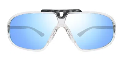 Revo Re 1183 Freestyle Polarized 09 Blp Men's Sunglasses Clear Size 70 In Shiny Crystal