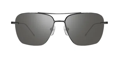 Revo Re 1209 Air 3 Polarized 01gy Men's Sunglasses Black Size 58 In Gray