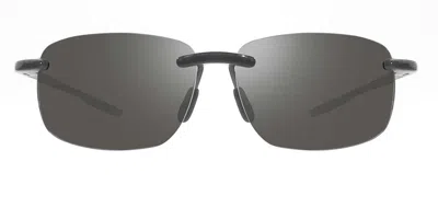 Revo Re 1210 Descend Pro Polarized 01gy Men's Sunglasses Black Size 62