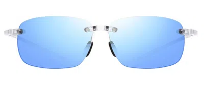 Revo Re 1210 Descend Pro Polarized 09blp Men's Sunglasses Clear Size 62 In Transparent