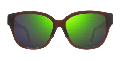 Revo Re 1219 Perry Polarized 02 Gn Women's Sunglasses Brown Size 55