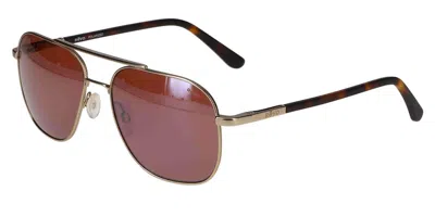 Revo Re 1226 Logan Polarized 04 Go Men's Sunglasses Gold Size 58