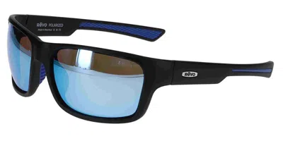 Revo Re 1237 Pointe Polarized 11bl Men's Sunglasses Black Size 61