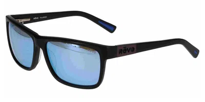 Revo Re 1242 Winston Polarized 01bl Men's Sunglasses Black Size 62