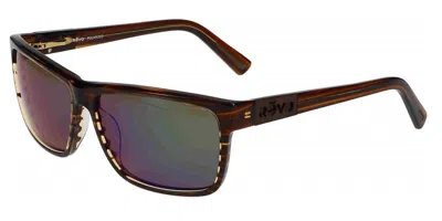 Revo Re 1242 Winston Polarized 12gn Men's Sunglasses Brown Size 62