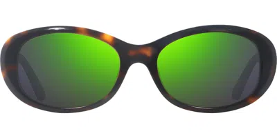 Revo Re 2217 Emma Polarized 02gn Women's Sunglasses Tortoiseshell Size 54 In Green