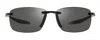 Revo Re 4059 01 Gy Descend N S Rectangle Polarized Sunglasses In Black