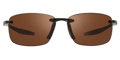 Revo Re 4059 Descend N Polarized 01go Occhiali Da Sole Neri Per Uomo In Black