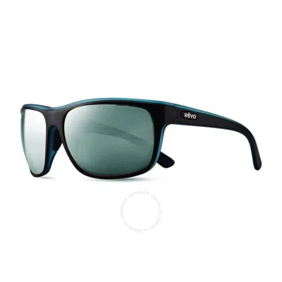 Revo Remus Graphite Polarized Square Unisex Sunglasses Re 1023 15 Gy 62 In Black