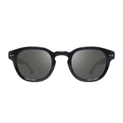 Revo Shiny Black Re1255 Sterling Bio-acetate Phantos Sunglasses