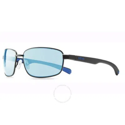 Revo Shotshell Blue Water Polarized Rectangular Men's Sunglasses Re 1017 01 Bl 60