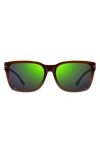 Revo Taylor 56mm Polarized Square Sunglasses In Green