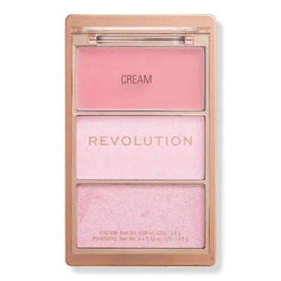 Revolution Beauty Highlight Icon Palette - Pink Posse In Multi