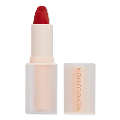 Revolution Beauty Lip Allure Soft Satin Lipstick - Brick Red