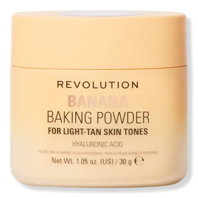 Revolution Beauty Loose Baking Powder - Banana In Yellow
