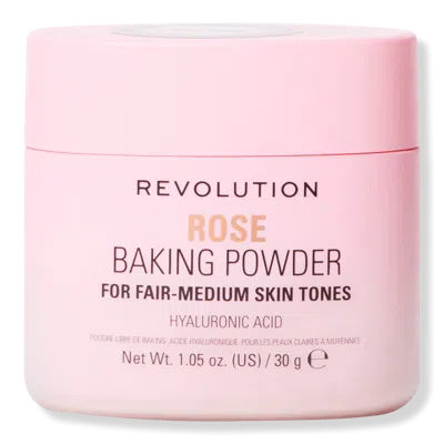 Revolution Beauty Loose Baking Powder - Rose In Pink