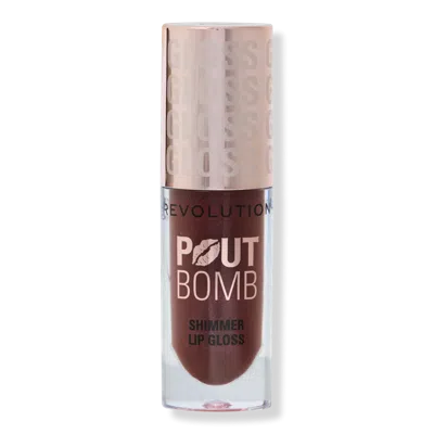 Revolution Beauty Pout Bomb Shimmer Gloss - Chocolate Sparkle
