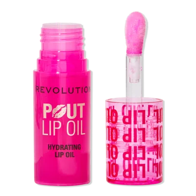 Revolution Beauty Pout Lip Oil - Raspberry Pink