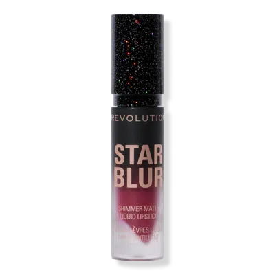 Revolution Beauty Star Blur Shimmer Matte Liquid Lip - Crimson Envy