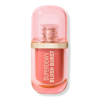 Revolution Beauty Superdewy Liquid Blush Burst - Peach Spritz In Orange