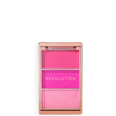 Revolution Blush Icon Palette 70g (various Shades) - Hot Pink Flag