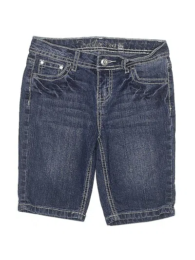 Pre-owned Revolution By Revolt Denim Shorts In Blue