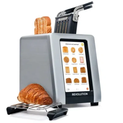 Revolution Cooking Instaglo R180 Connect Plus Toaster + Toastie & Warming Rack In Silver