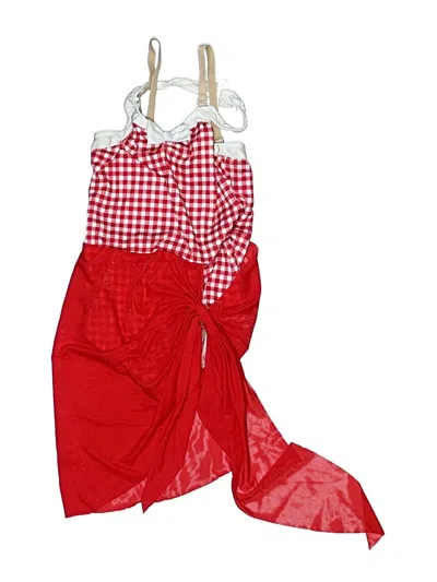 Pre-owned Revolution Dancewear Kids' Dress In Red
